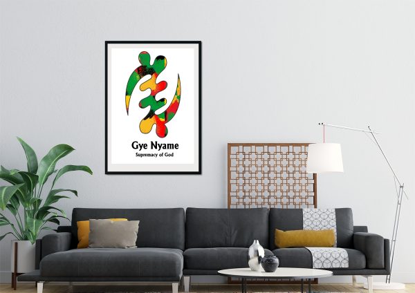 Adinkra Wall Art | God - Image 3