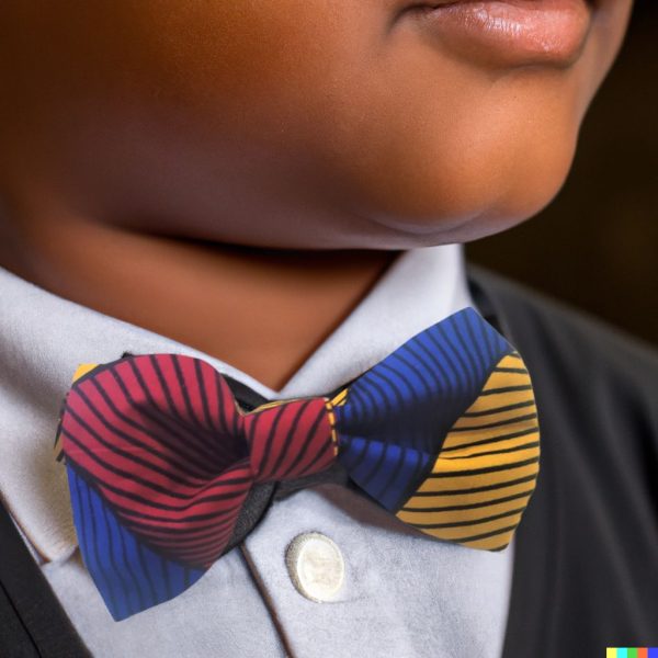 Red, Yellow, Blue Bow Tie - Image 2
